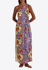 Dahlia Bianca Jolie Floral Maxi Dresses Multicolor DHB10107438-104_MULTI COLO