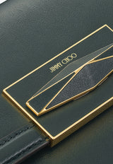 Diamond Top Handle Bag Jimmy Choo DIAMOND TH MHL DARK GREEN/GOLD