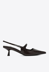 Jimmy Choo Didi 45 Leather Slingback Pumps DIDI45CCL/R_JIMCH-CH
