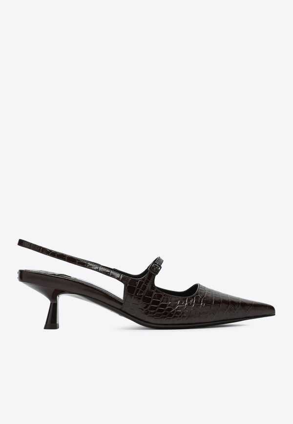 Jimmy Choo Didi 45 Leather Slingback Pumps DIDI45CCL/R_JIMCH-CH