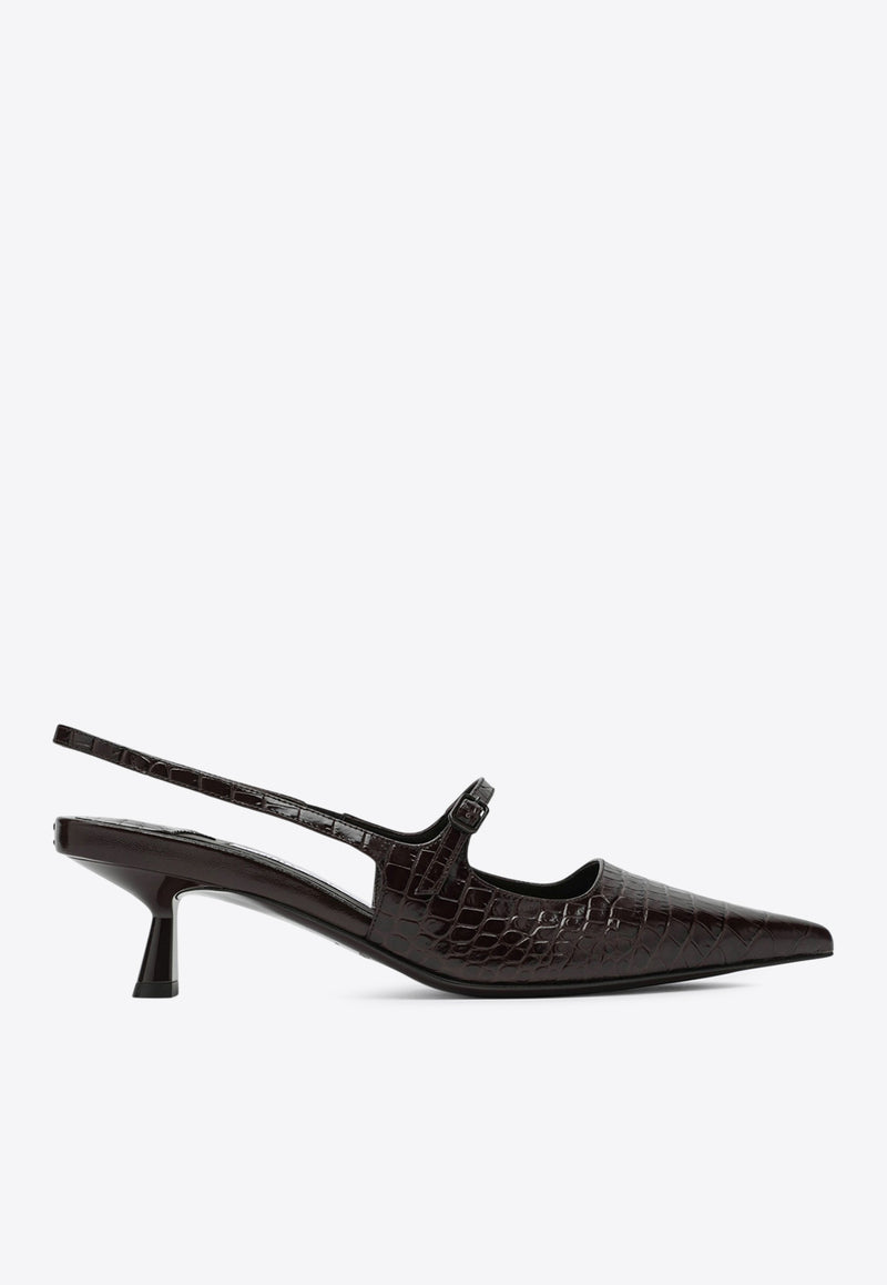 Jimmy Choo Didi 45 Leather Slingback Pumps DIDI45CCL/R_JIMCH-CH