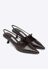 Jimmy Choo Didi 45 Leather Slingback Pumps DIDI45CCL/R_JIMCH-CH