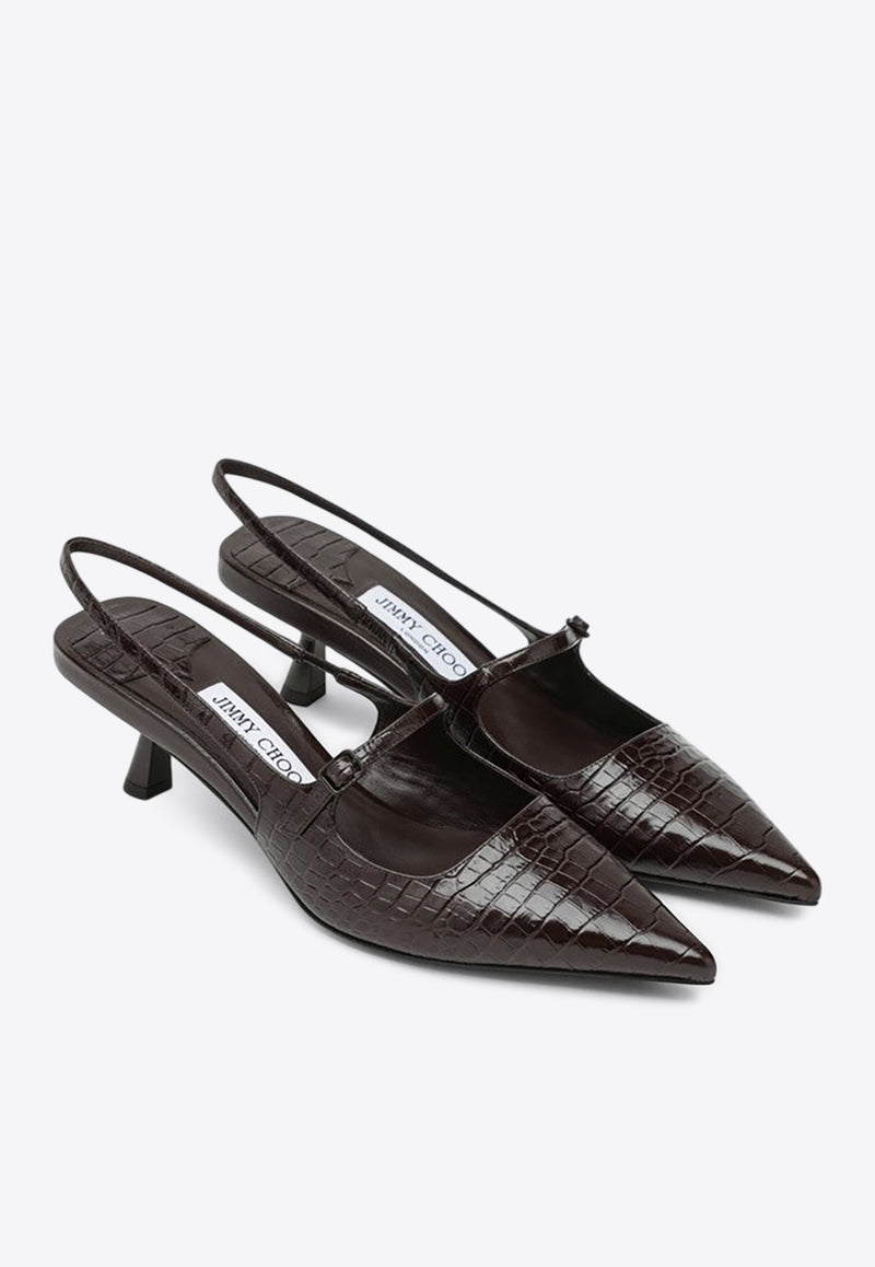 Jimmy Choo Didi 45 Leather Slingback Pumps DIDI45CCL/R_JIMCH-CH