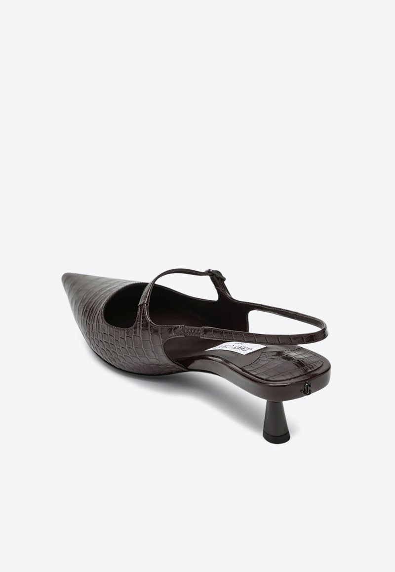 Jimmy Choo Didi 45 Leather Slingback Pumps DIDI45CCL/R_JIMCH-CH