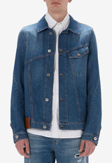 JW Anderson Twisted Denim Jacket  Light Blue DJ0029_PG1164_804