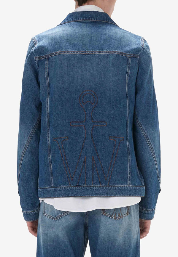 JW Anderson Twisted Denim Jacket  Light Blue DJ0029_PG1164_804