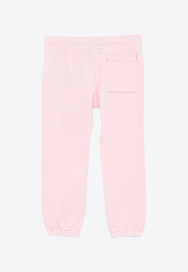 Acne Studios Kids Girls Face Logo Patch Track Pants Pink DK0010CO/O_ACNE-AD4