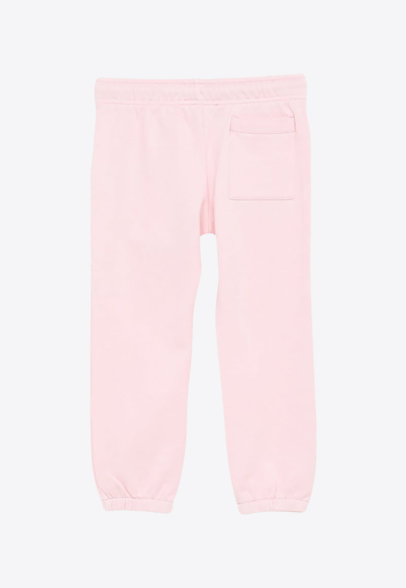 Acne Studios Kids Girls Face Logo Patch Track Pants Pink DK0010CO/O_ACNE-AD4