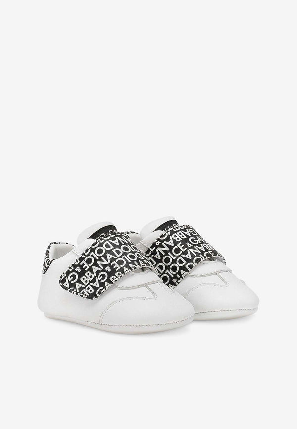 Dolce & Gabbana Kids Baby Boys Nappa Leather Sneakers DK0117 AC516 HNXCW White