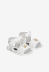 Dolce & Gabbana Kids Baby Girls Leather Sandals DK0157 AB793 80001 White