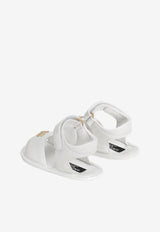 Dolce & Gabbana Kids Baby Girls Leather Sandals DK0157 AB793 80001 White