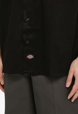 Dickies Short-Sleeved Buttoned Shirt Black DK0A4XK7PL/M_DICKI-BLK1