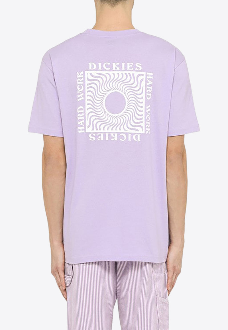 Dickies Oatfield Logo Print T-shirt Purple DK0A4Y8VCO/M_DICKI-E611