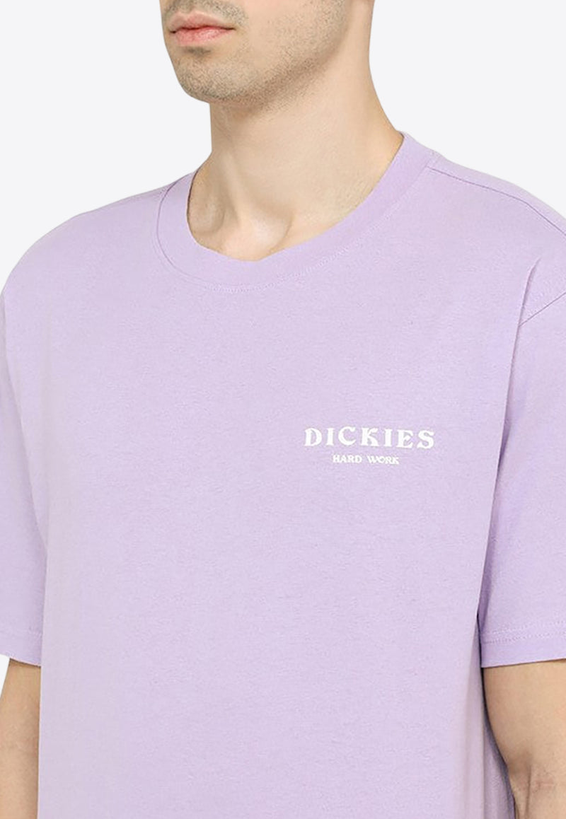 Dickies Oatfield Logo Print T-shirt Purple DK0A4Y8VCO/M_DICKI-E611