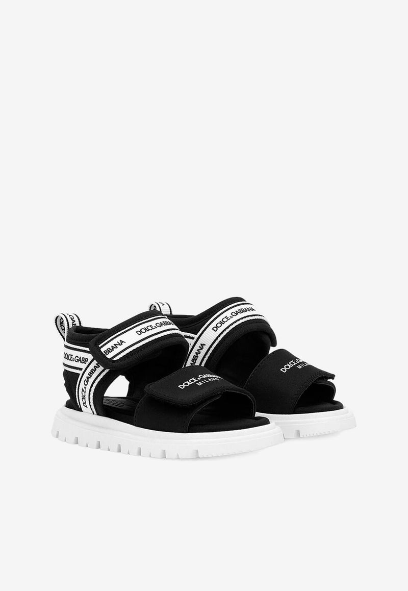 Dolce & Gabbana Kids Baby Boys Logo Sandals DL0082 AE928 89690 Black