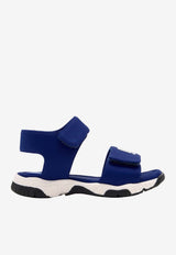 Dolce & Gabbana Kids Boys DG Logo Sandals Blue DL0091 AM189 80623