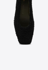 MARIA LUCA Teddy Augusta Shearling Ballet Flats Black DL41002A18130/P_MARIL-999