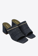 MARIA LUCA Messalina Denim Sandals Blue DL44015B21050/Q_MARIL-731