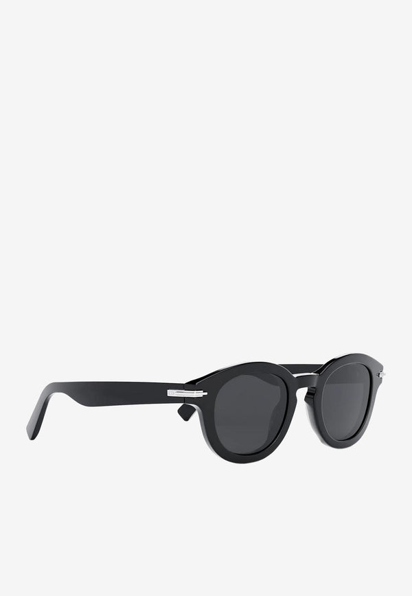 Dior Homme DiorBlackSuit R5I Round Sunglasses DM40077IBLACK