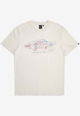 Deus Ex Machina Charger Graphic Print T-shirt DMP241256EWHITE