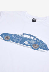 Deus Ex Machina 365 Porsche Graphic Print T-shirt DMP241438CWHITE