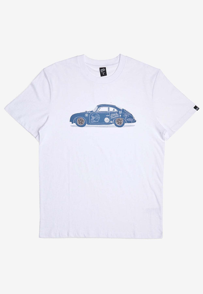 Deus Ex Machina 365 Porsche Graphic Print T-shirt DMP241438CWHITE