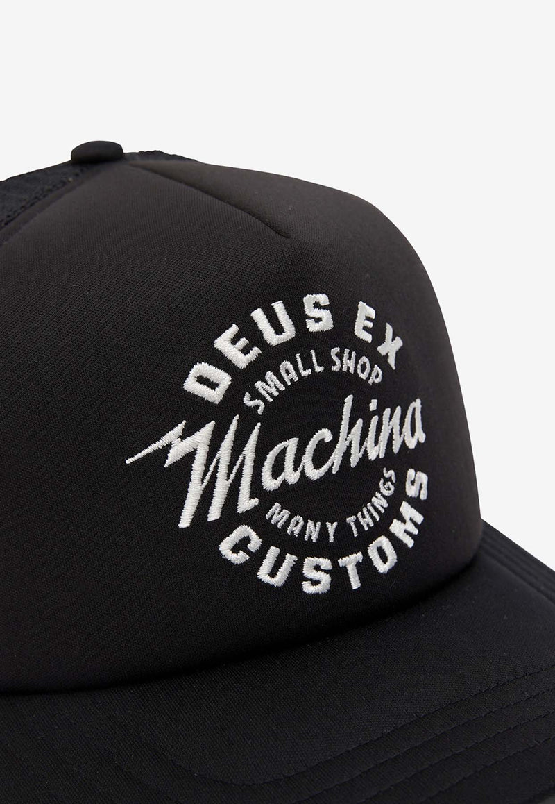 Deus Ex Machina Amped Circle Trucker Cap DMP247258BLACK