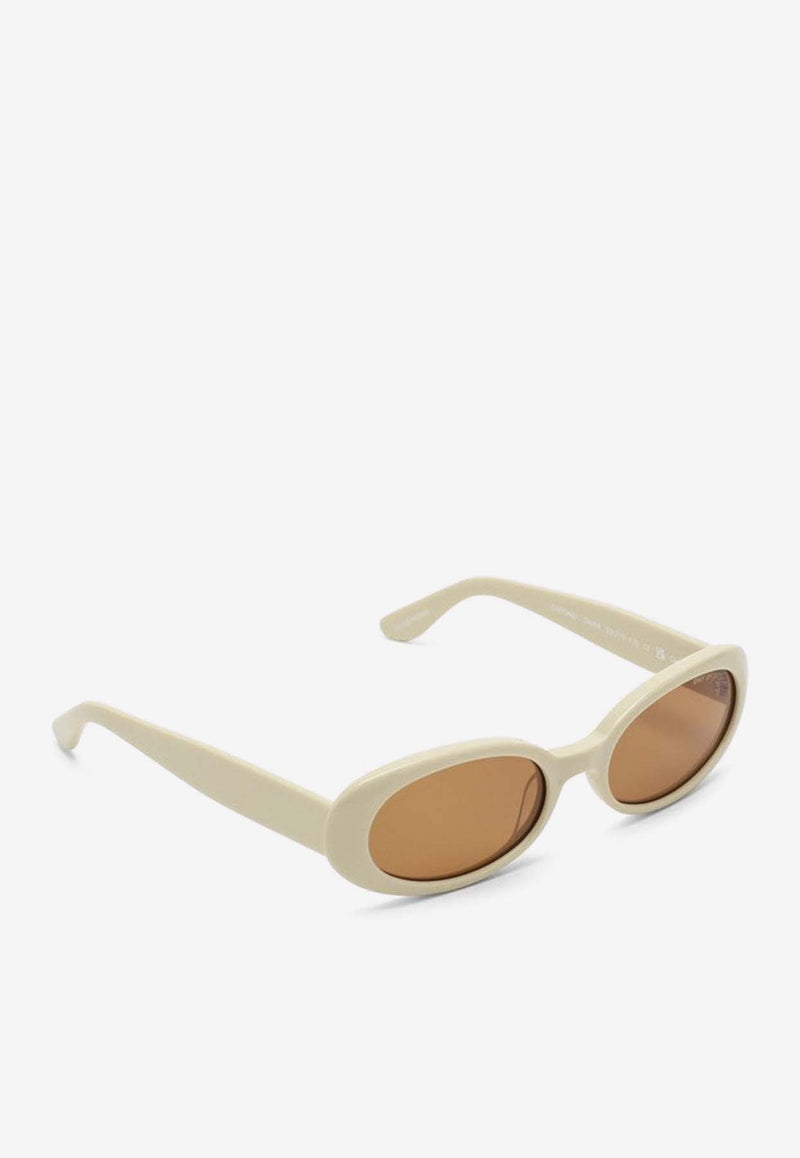 DMY BY DMY Valentina Oval Sunglasses DMY04SIPVC/1