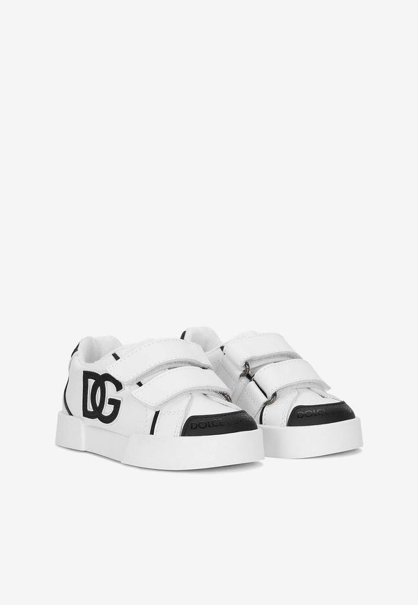 Dolce & Gabbana Kids Baby Boys Portofino Leather Low-Top Sneakers DN0186 A3394 8B926