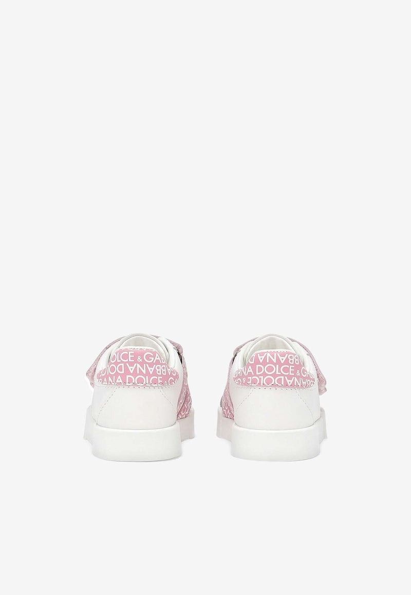 Dolce & Gabbana Kids Baby Girls Portofino Sneakers DN0203 AB271 HEXCA White