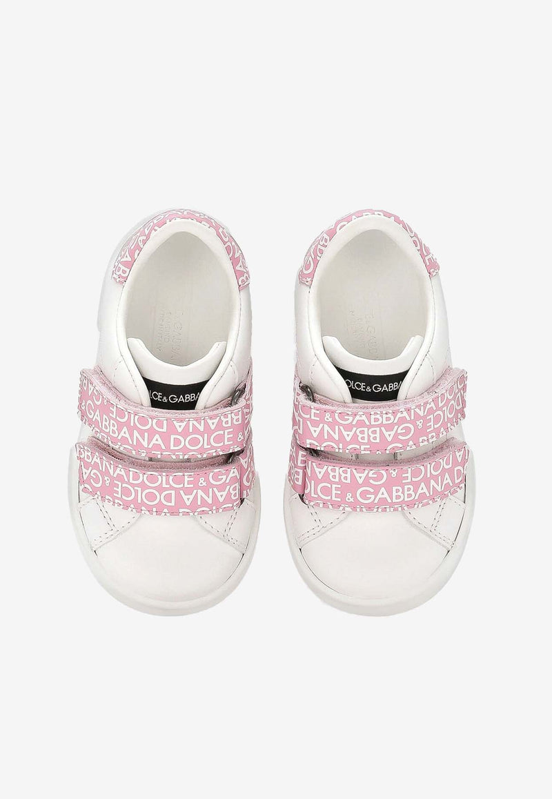 Dolce & Gabbana Kids Baby Girls Portofino Sneakers DN0203 AB271 HEXCA White