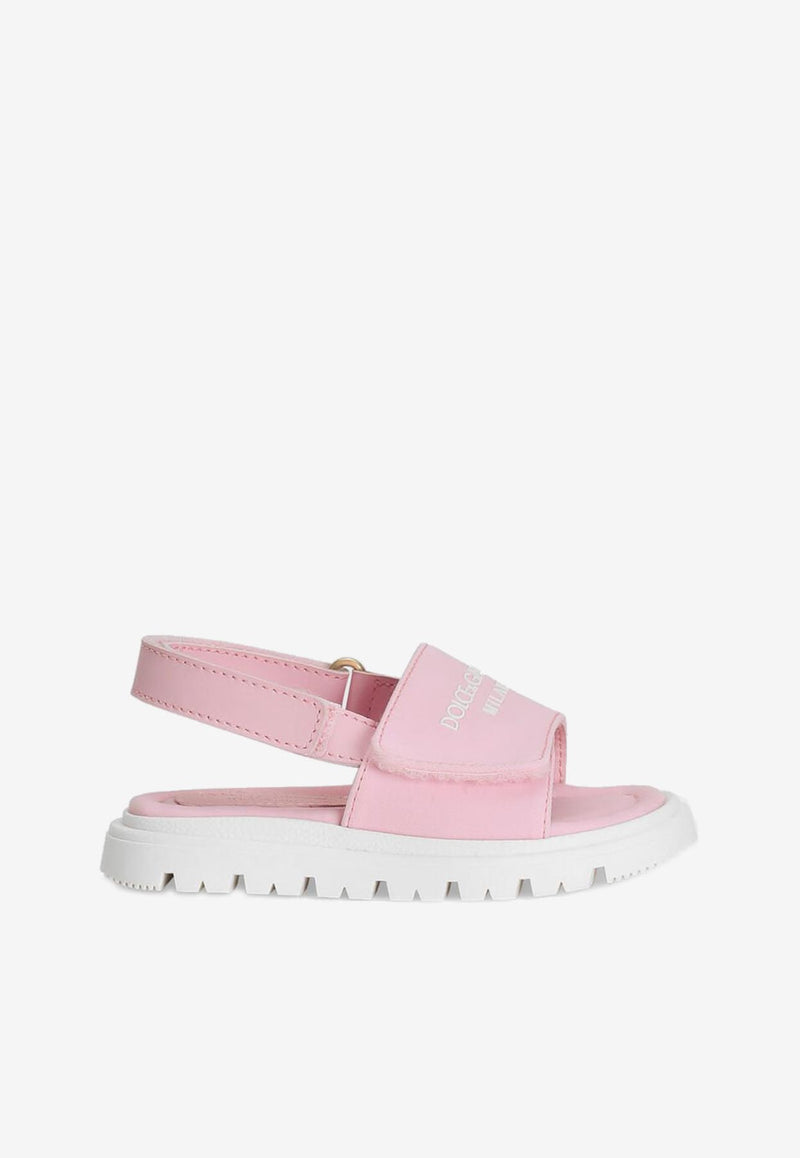 Dolce & Gabbana Kids Baby Girls Logo Sandals DN0215 AR327 80400 Pink