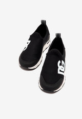 Dolce & Gabbana Kids Baby Boys Low-Top Slip-On Sneakers DN0218 AU569 8B939 Black