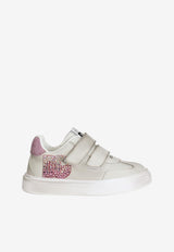 Dolce & Gabbana Kids Baby Girls DG Logo Low-Top Sneakers DN0219 AW775 80995 White