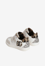 Dolce & Gabbana Kids Baby Girls DG Logo Patch Low-Top Sneakers Multicolor DN0234 AX262 80995