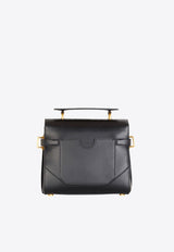 Balmain B-Buzz 23 Smooth Leather Top Handle Bag Black DN1DB526LAVE_BLACK