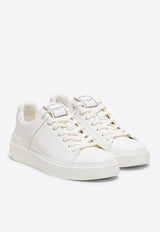 Balmain B-Court Leather Sneakers White DN1VI690LVTR_WHITE