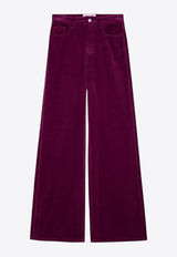 Department 5 Corduroy Palazzo Pants Purple DP0461TS0105/P_DEPAR-531