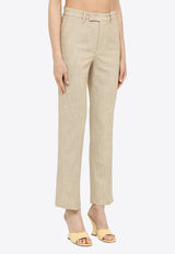 Department 5 Viscose Straight Pants Beige DP0492TS0111/M_DEPAR-051