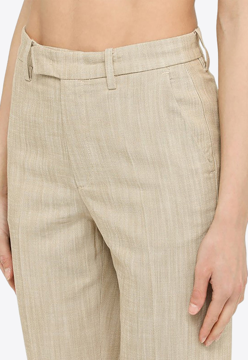 Department 5 Viscose Straight Pants Beige DP0492TS0111/M_DEPAR-051