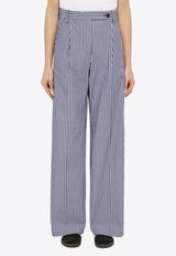 Department 5 Fairmont Striped Wide-Leg Pants Blue DP0592TF0232/O_DEPAR-888