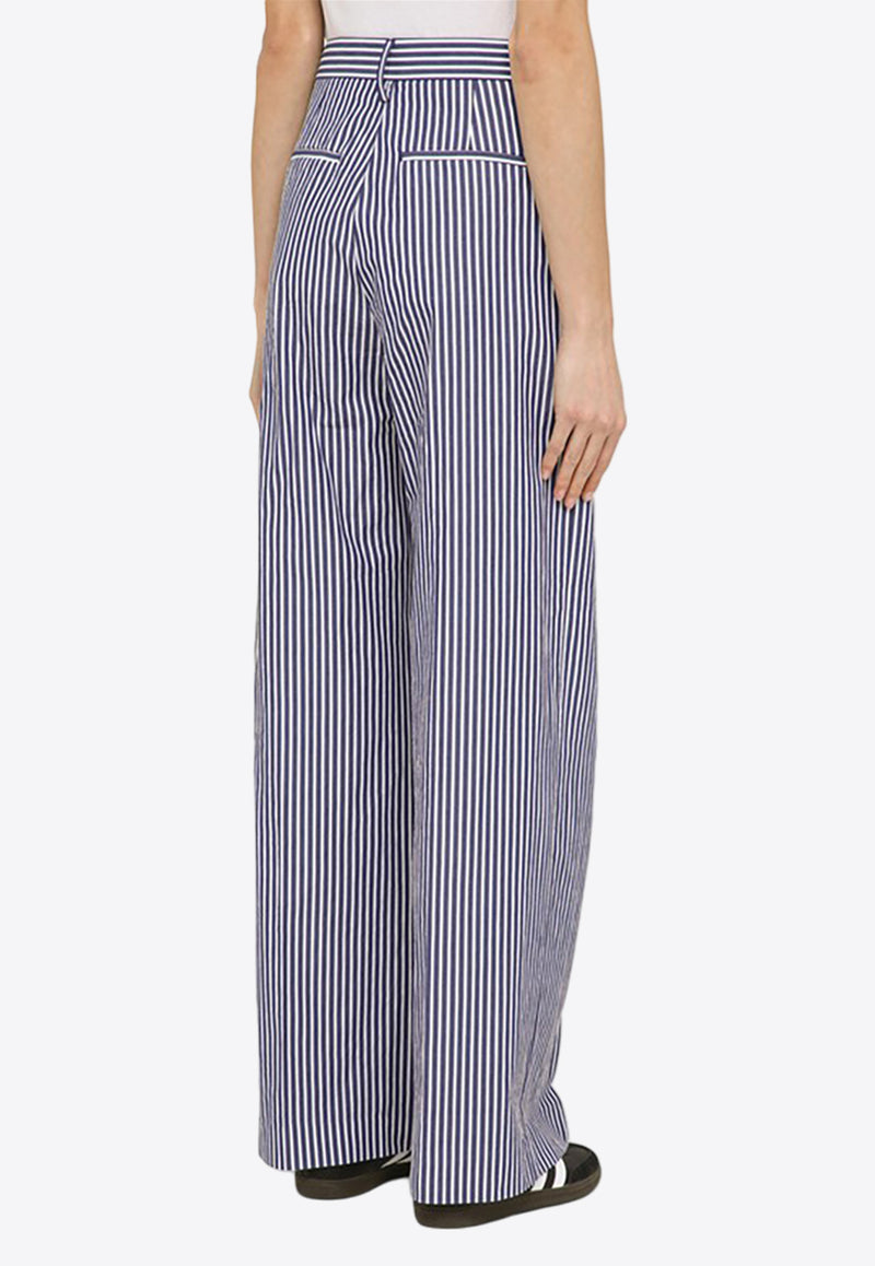 Department 5 Fairmont Striped Wide-Leg Pants Blue DP0592TF0232/O_DEPAR-888