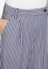 Department 5 Fairmont Striped Wide-Leg Pants Blue DP0592TF0232/O_DEPAR-888