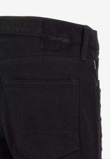 Tom Ford Moleskin Straight-Leg Jeans Black DPH001-DMC084 NAB