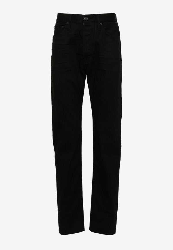 Tom Ford Wrinkled-Effect Slim-Leg Jeans DPR001-DMC005S23 LB900