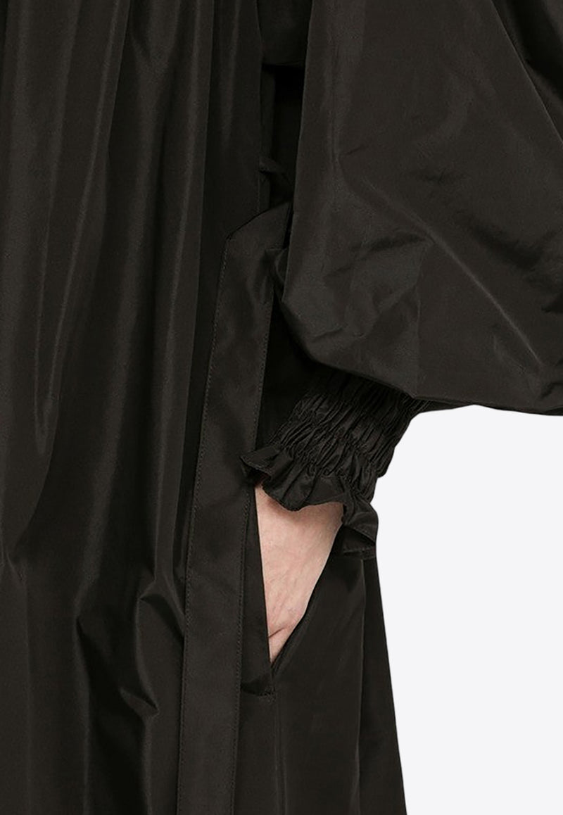 Patou Off-Shoulder Faille Maxi Dress Black DR1150011CO/M_PATOU-999B