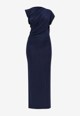 Cult Gaia Jona Draped Maxi Dress Navy DR28799JY1952_NAVY