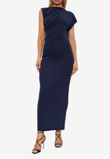 Cult Gaia Jona Draped Maxi Dress Navy DR28799JY1952_NAVY
