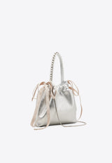 Mini Drawstring Top Handle Bag