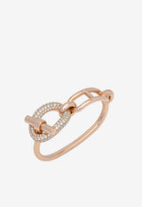 Adage Double MM Ring in Rose Gold and Diamonds